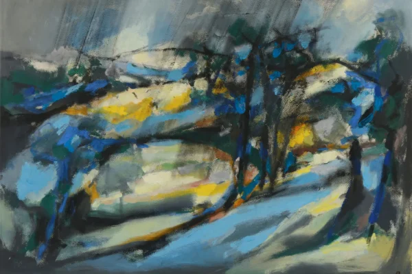 Route sous l'orage - MOULY Marcel (1918-2008)