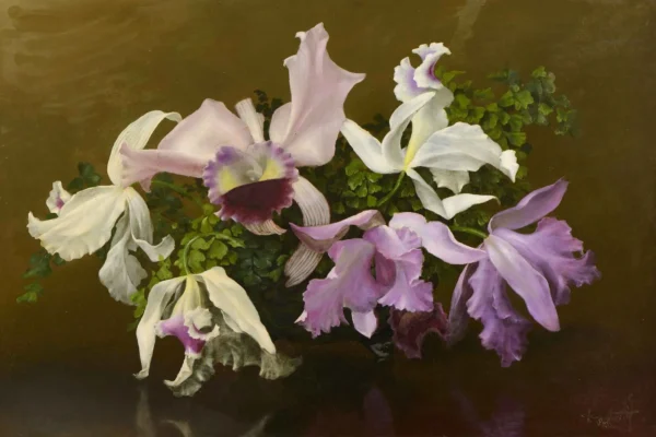 Bouquet d'orchidées - Lev TCHISTOVSKY (1902-1969)