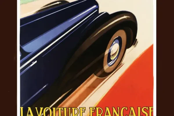 La Voiture Française est La Meilleure Du Monde Pour La Route Française vers 1930 - KOW ALEXIS