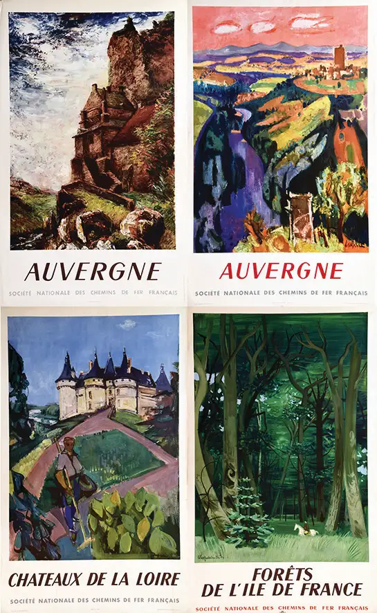 Lot de 20 Affiches sur Diverses Régions dont Pays Basque – intéressant lot / Nice Lot vers 1950 - Lot de 20 Affiches sur Diverses Régions dont Pays Basque - intéressant lot / Nice Lot vers 1950