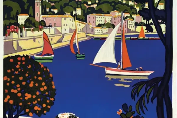 Saint Jean Cap Ferrat - L'Eté sur La Côte D'Azur 1924 - ROGER GUILLAUME