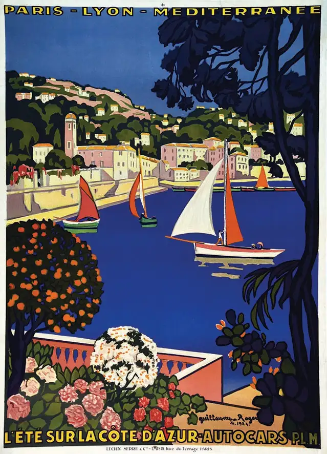 Saint Jean Cap Ferrat – L’Eté sur La Côte D’Azur 1924 - ROGER GUILLAUME