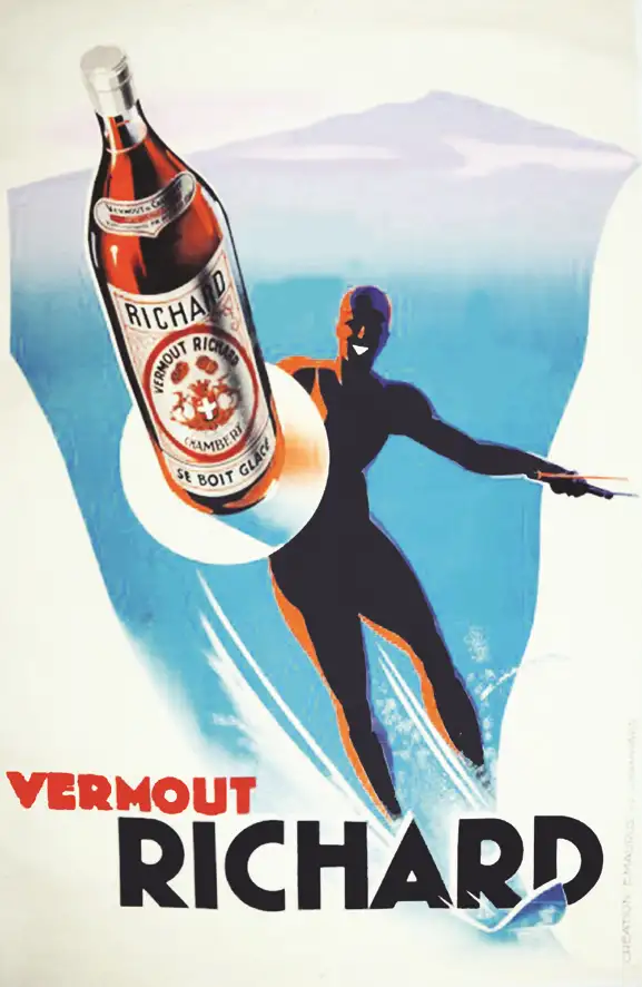 Vermouth Richard vers 1930 Chambéry ( Savoie ) - MAURUS