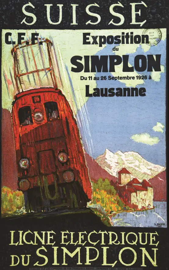 Ligne Electrique Du Simplon – Exposition Du Simplon Du 11 au Septembre 1926 1925 - BUZZI DAN