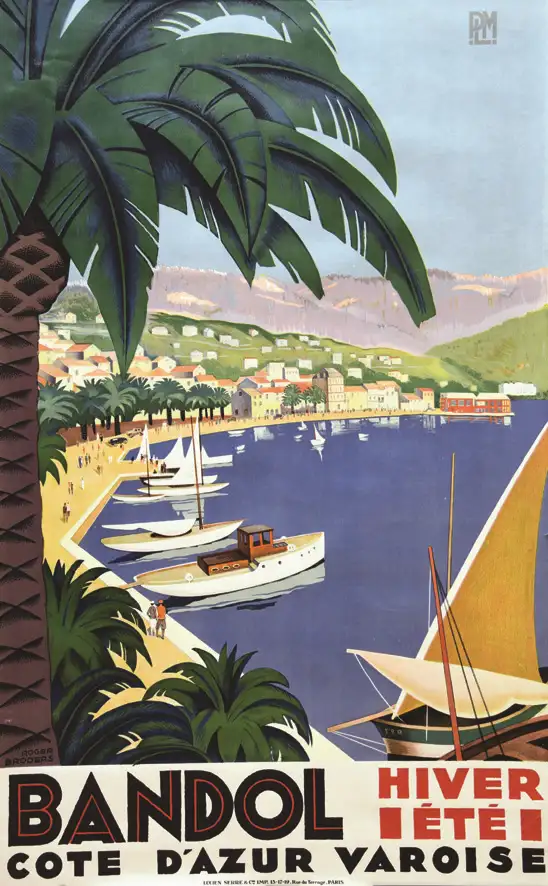 Bandol Côte d »Azur Varoise 1932 - BRODERS ROGER