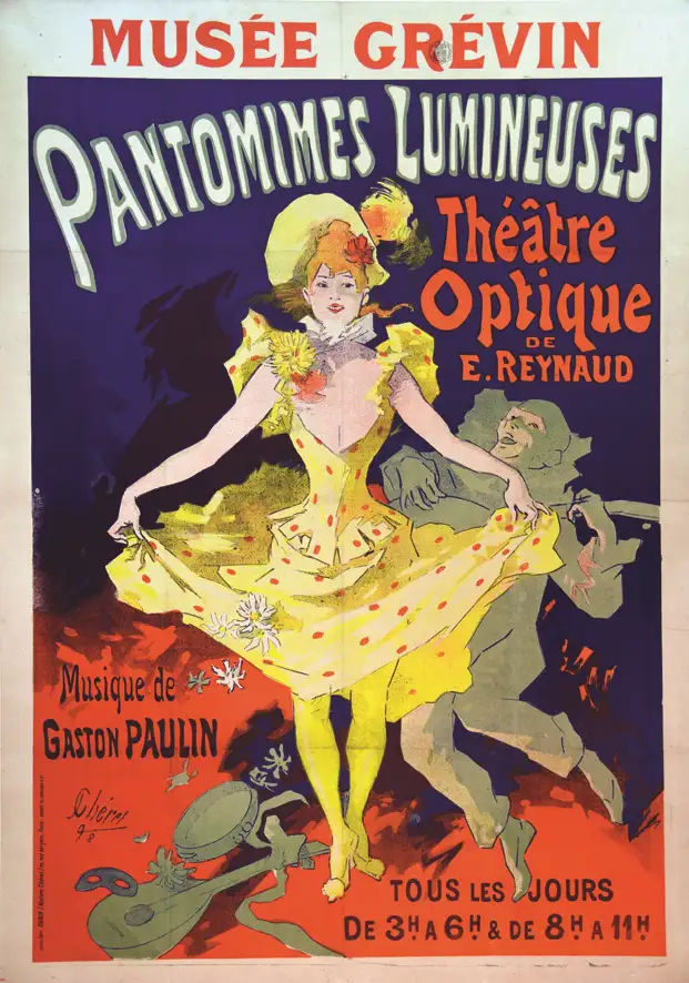 Pantomines Lumineuses Théatre Optique de E. Reynaud 1892 - CHERET JULES