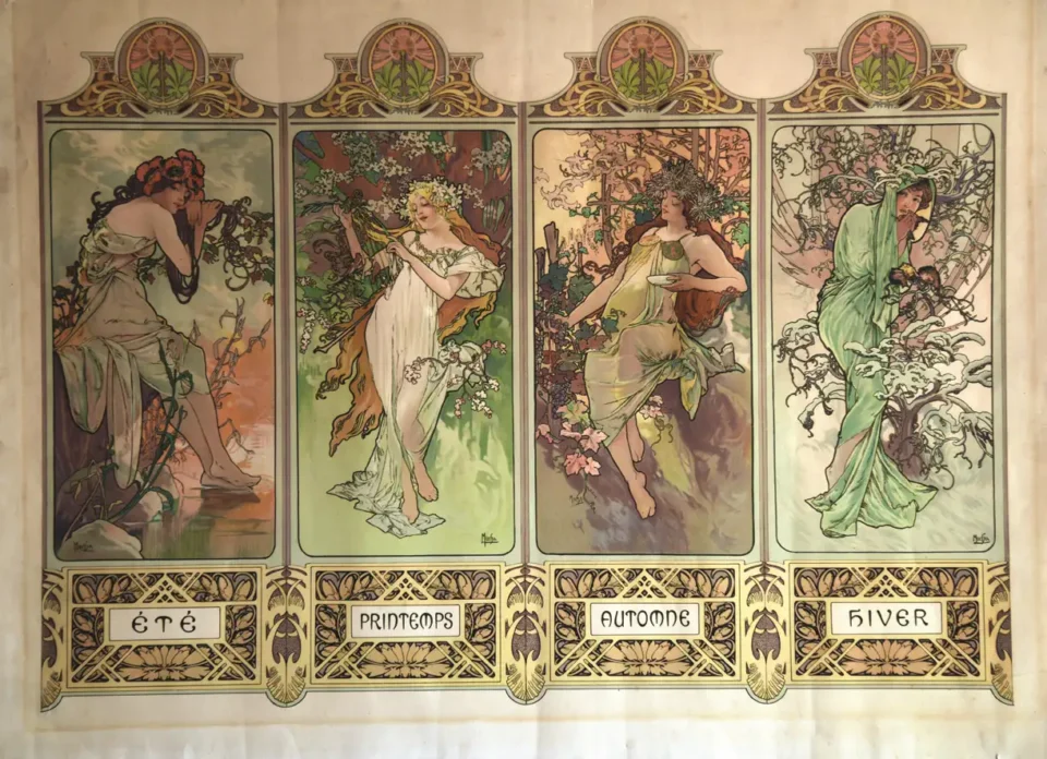 Les Quatre Saisons 1896 - MUCHA ALPHONSE