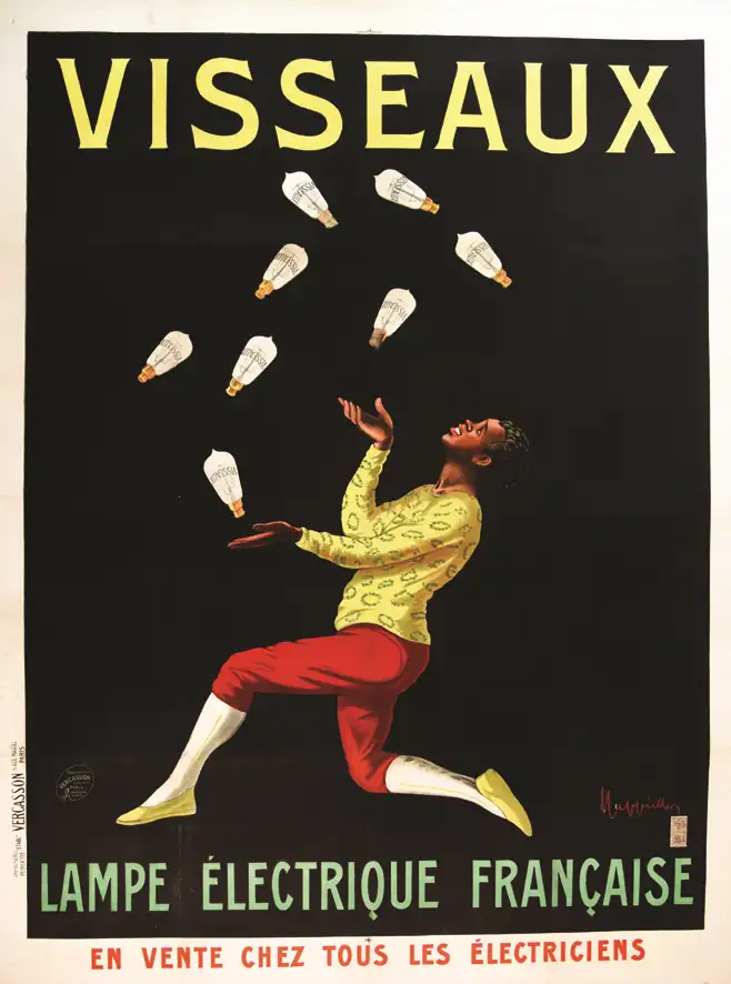 Visseaux – Lampe Electrique Française vers 1910 - CAPPIELLO LEONETTO