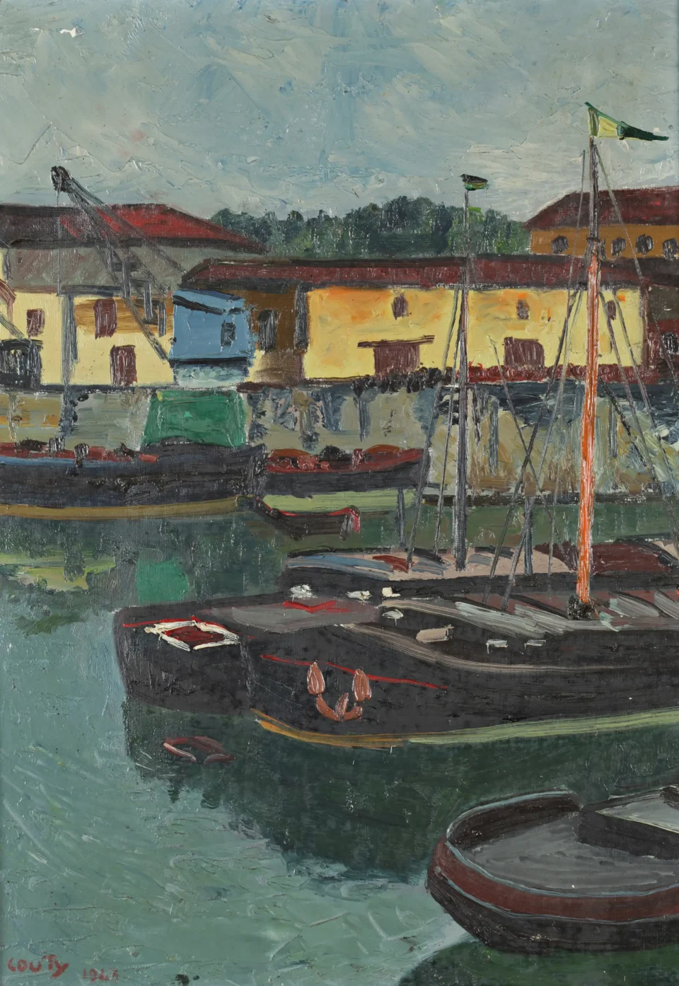 Le port - Jean COUTY (1907-1991)