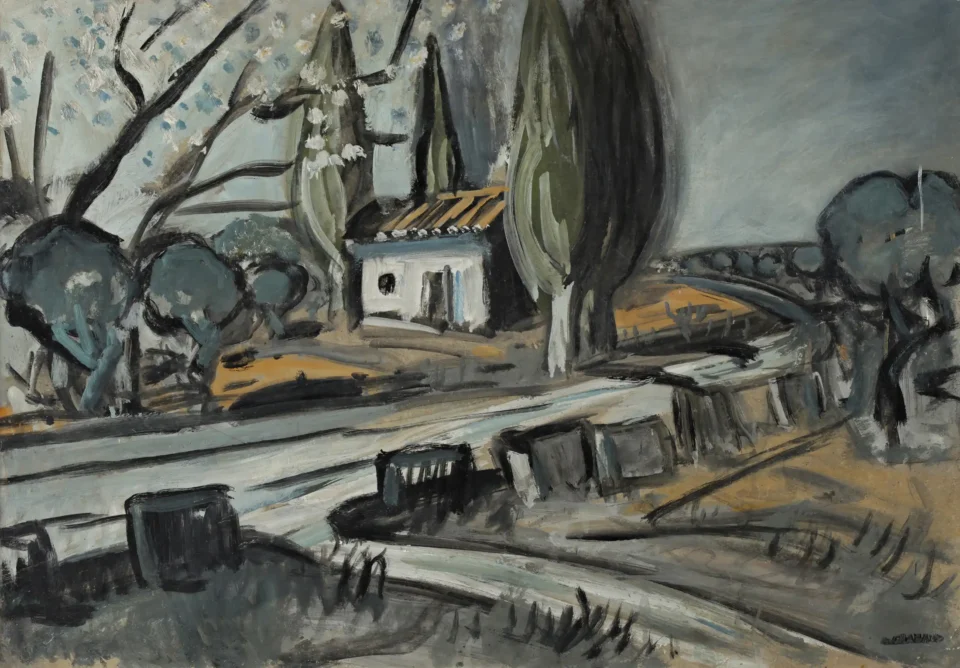 Route de Graverson. - Auguste CHABAUD (1882-1955)