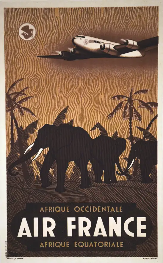 Afrique Occidentale & Equatoriale Air France - GUERRA