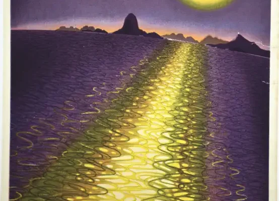 Amérique du Sud ( Baie de Rio ) - VASARELY  (non signée)