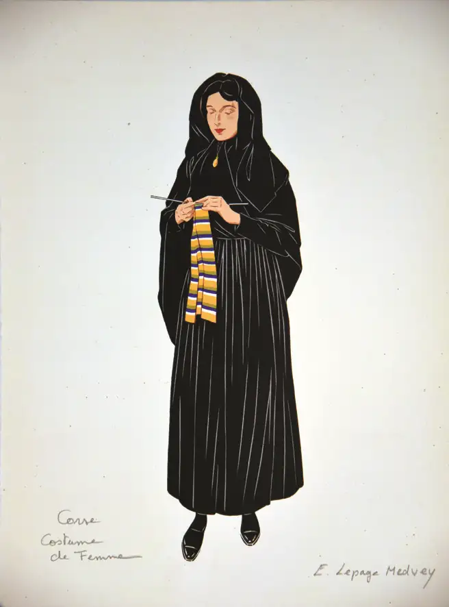 Corse Costume de Femme - LEPAGE MEDVEY E.