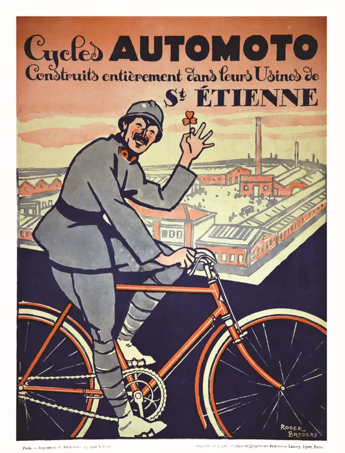 Cycles Automoto vers 1930  Saint Etienne (Loire) - BRODERS ROGER