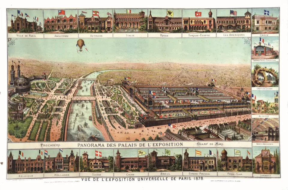 Vue de L’exposition Universelle de Paris 1878 - Vue de L'exposition Universelle de Paris 1878