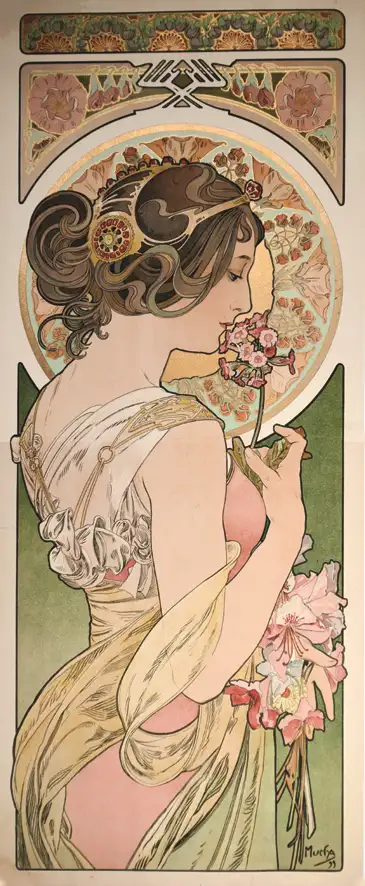 La Primevère - MUCHA ALPHONSE