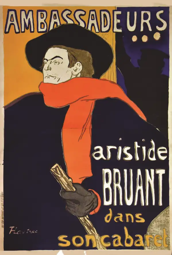 Ambassadeur Aristide Bruand dans son Cabaret - TOULOUSE LAUTREC HENRI DE