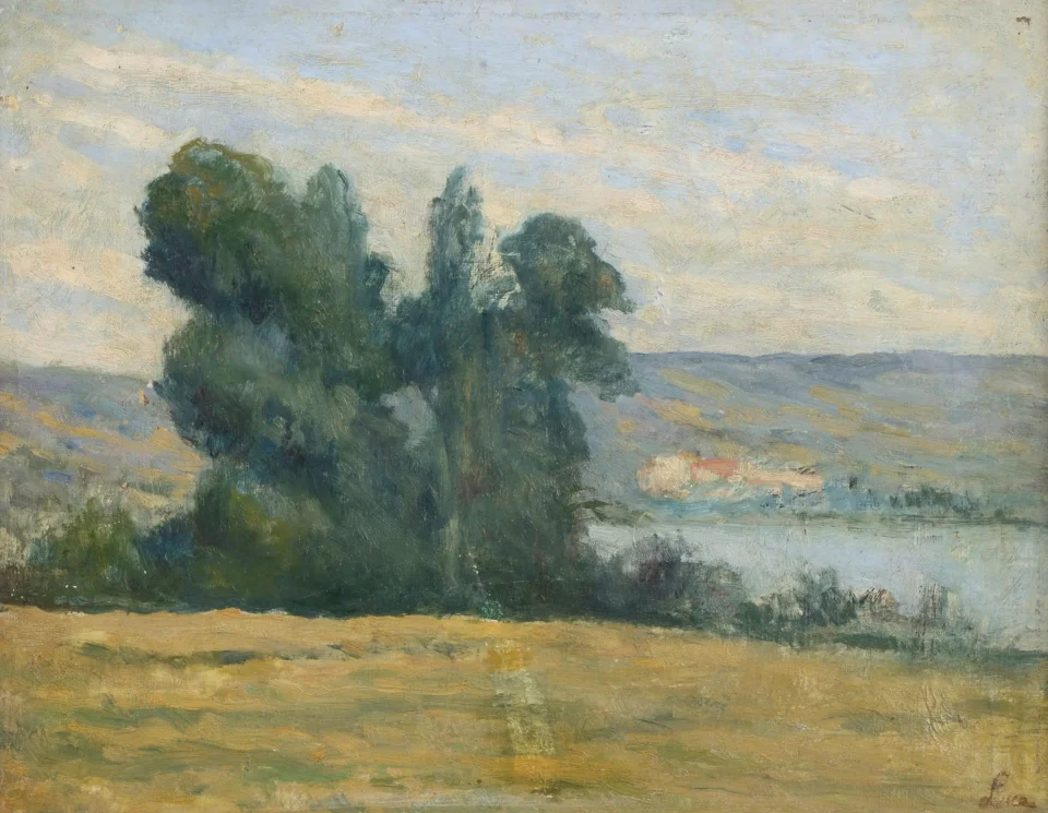 Paysage - Maximilien LUCE (Paris 1858 - Rolleboise 1941)