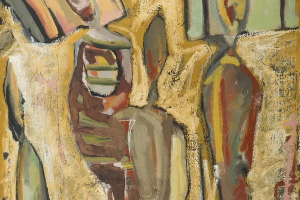 Composition abstraite - Endré NEMES (Pecsvaradad 1909 - Stockholm 1985) <br>