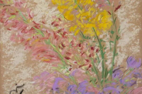 Bouquet de fleurs - Anna DE NOAILLES (Paris 1876 - 1933) <br>