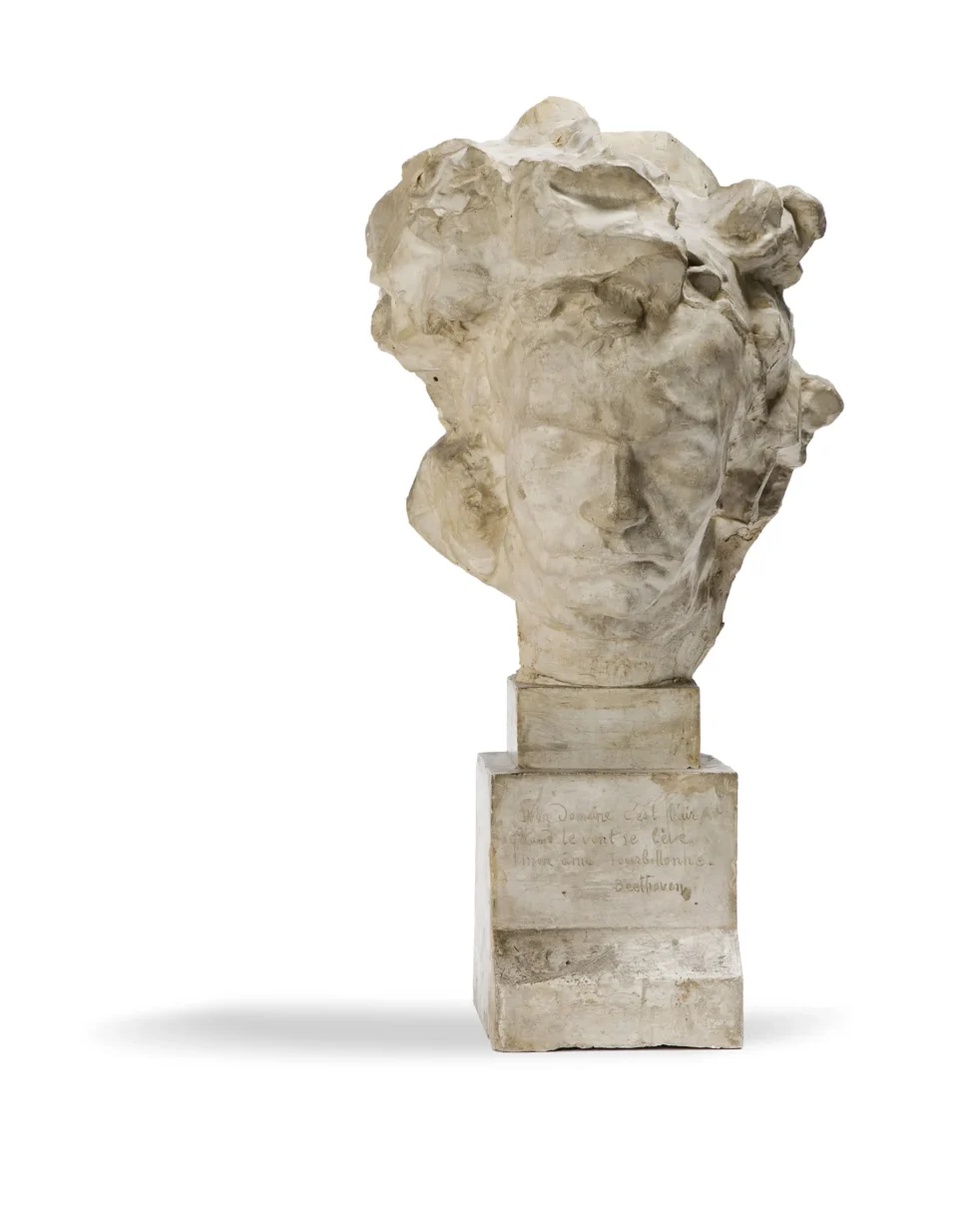 Beethoven à la colonne, yeux fermés - Antoine BOURDELLE  (Montauban 1861 - le Vésinet 1929)