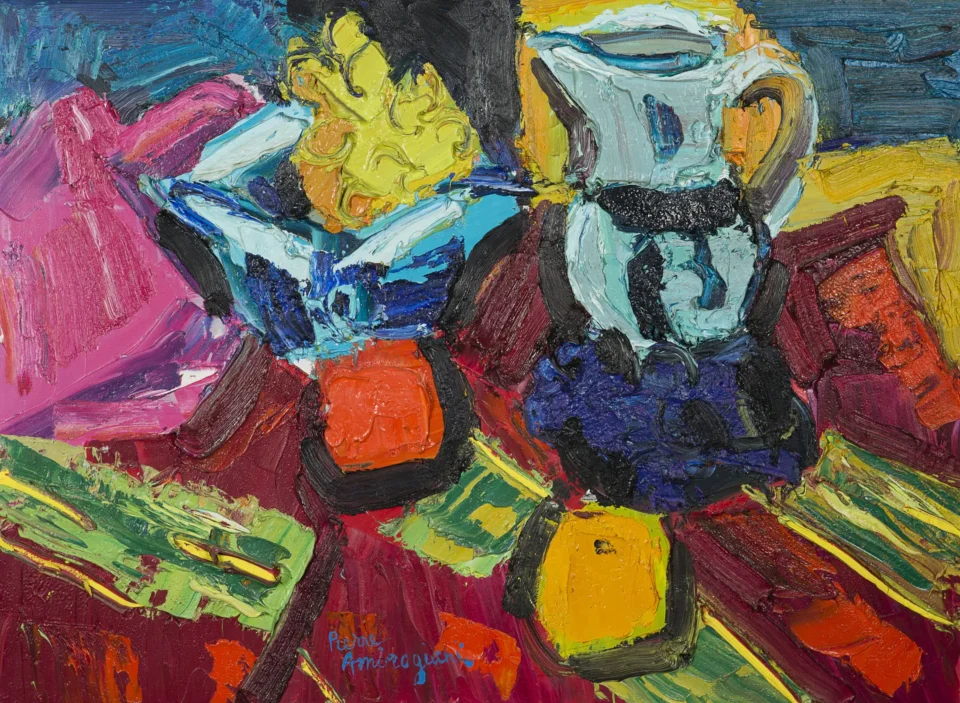 Nature morte à la carafe - Pierre AMBROGIANI (Ajaccio 1907 - Allauch 1985)