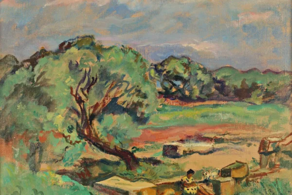 Paysage à Tipaza - Lucien MAINSSIEUX (1885-1958)