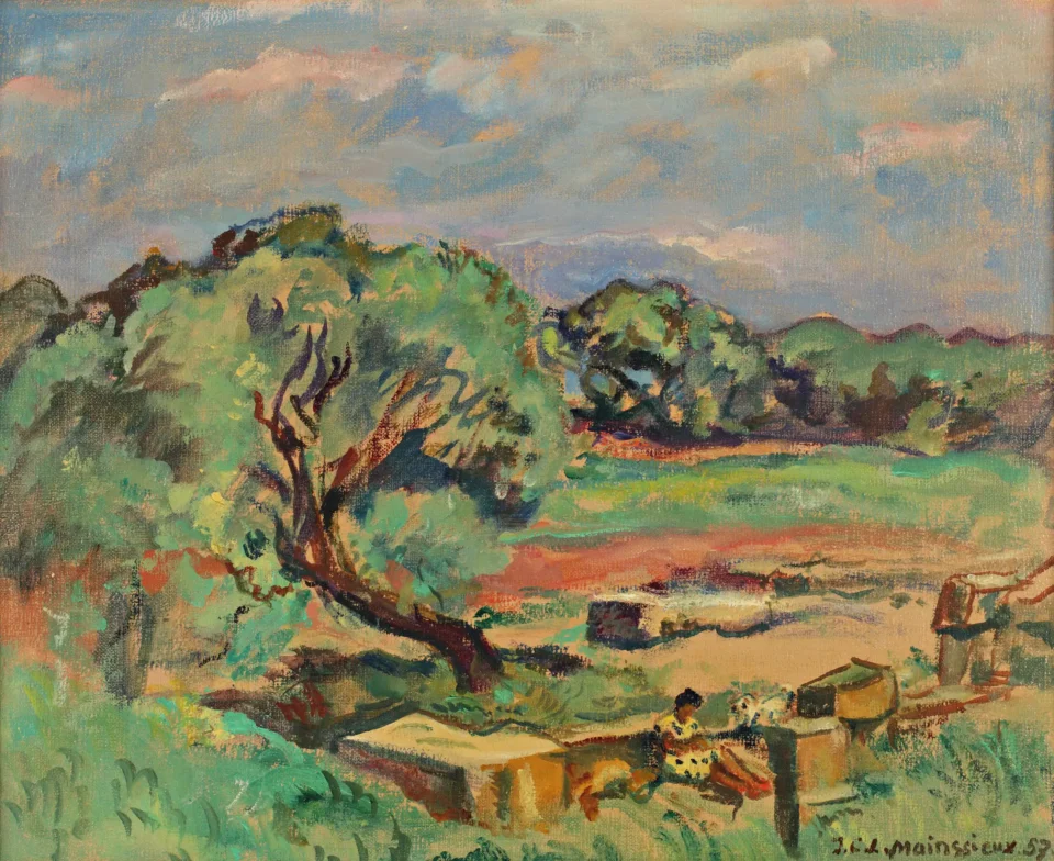 Paysage à Tipaza - Lucien MAINSSIEUX (1885-1958)