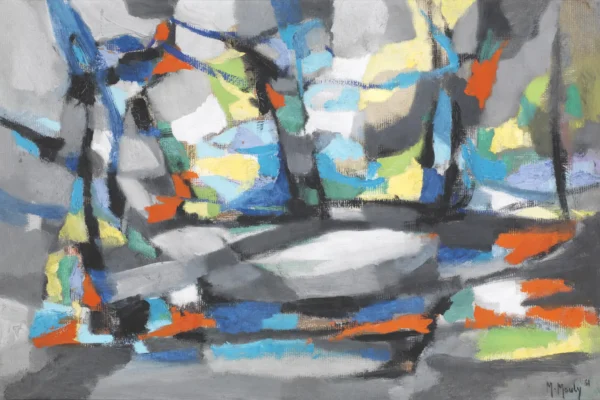 Paysage abstrait 1961 - Marcel MOULY (1918-2008)