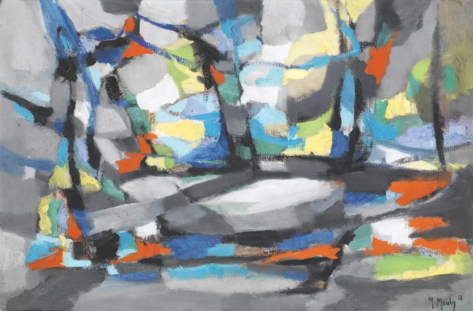 Paysage abstrait 1961 - Marcel MOULY (1918-2008)