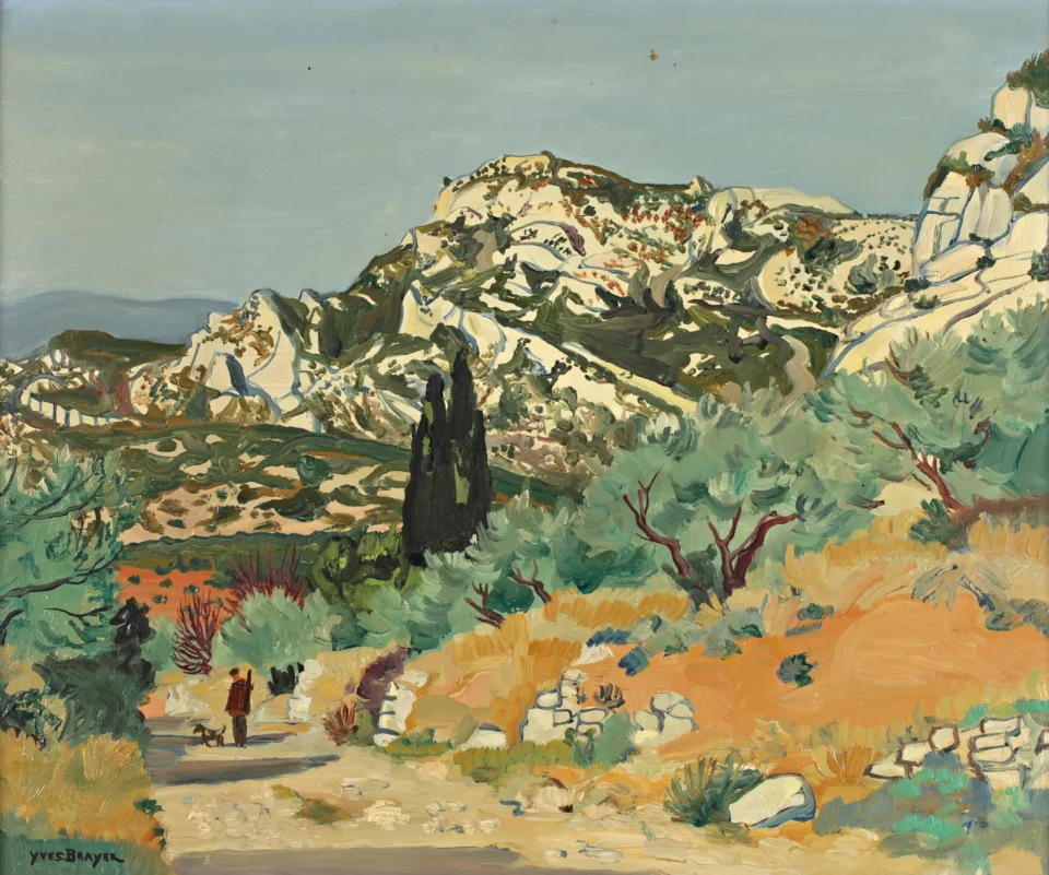 Chasseur au pied des Alpilles - Yves BRAYER (1907-1990)