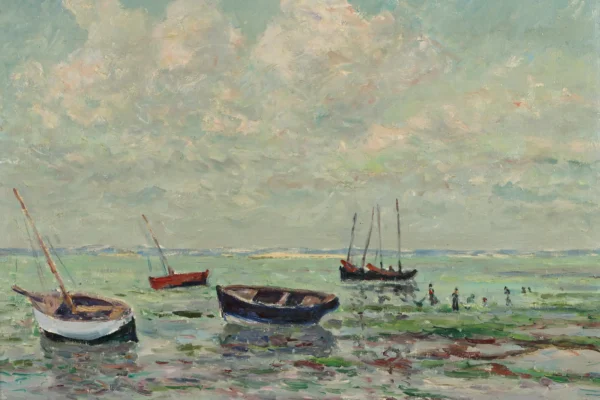 Marée basse, baie de Quiberon - Maxime MAUFRA (1861-1918)