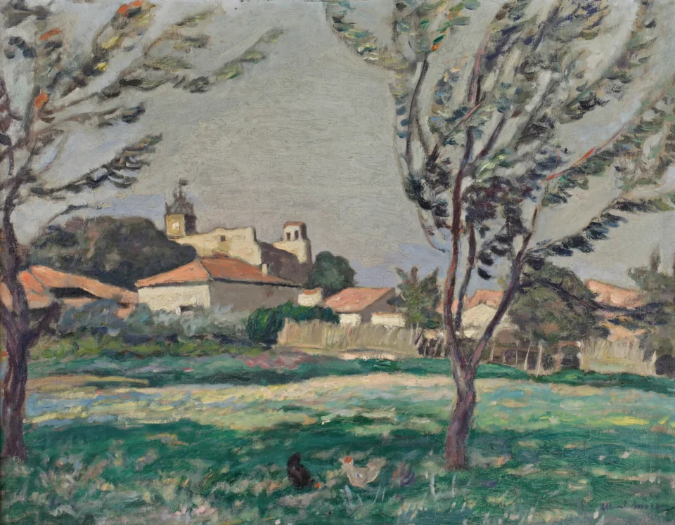 L’église de Landun, 1931 - Albert ANDRE (1869-1954)