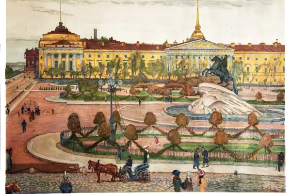 Saint Petersbourg - Palais d'Hiver - DOBOUZHINSKY M.V.