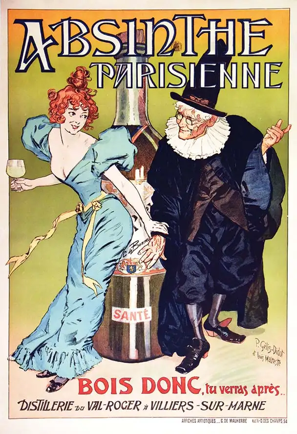 Absinthe Parisienne - GELIS-DIDOT P.et MALTESTE LOUIS