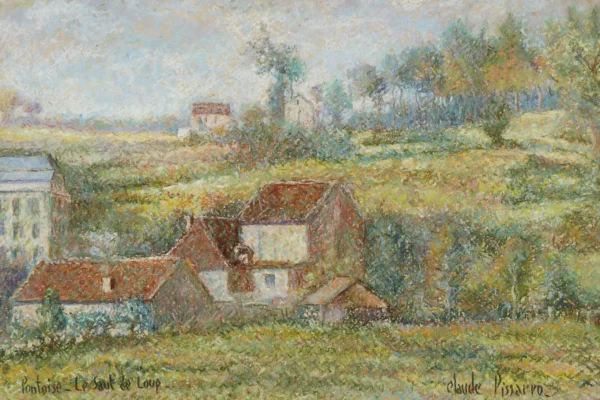 Pontoise,  le Saut de loup - Hugues Claude PISSARRO (Né en 1935)