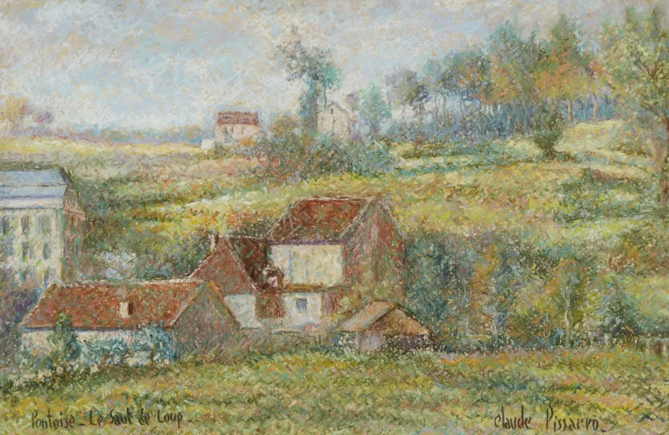 Pontoise,  le Saut de loup - Hugues Claude PISSARRO (Né en 1935)