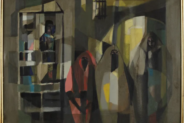 Arabes en Médina, Maroc - Marcel MOULY (1918-2008)