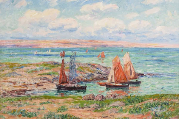 Baie d'Audierne, Finistère - Henry MORET (Cherbourg 1856 - Paris 1913)