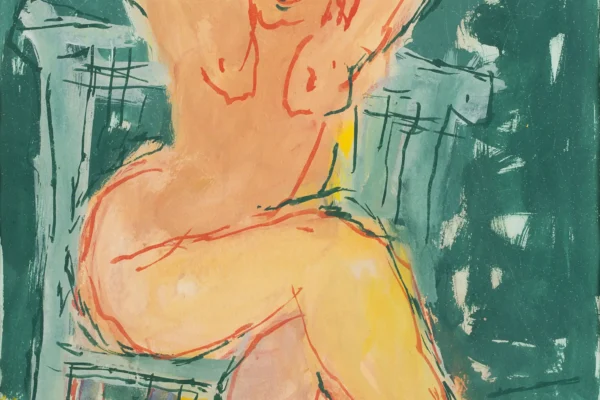 Femme assise - Friket MOUALLA (Kadiköy 1903 - Reillanne 1967)