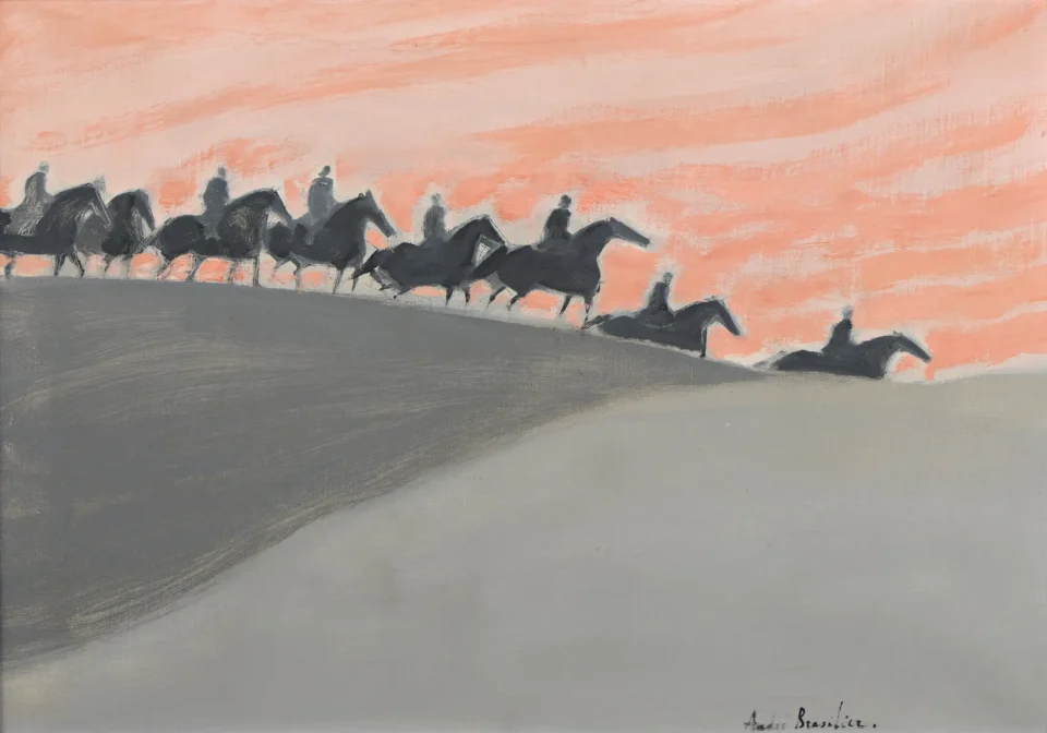 Sur la Dune, circa 1990 - André BRASILIER (Né en 1929)