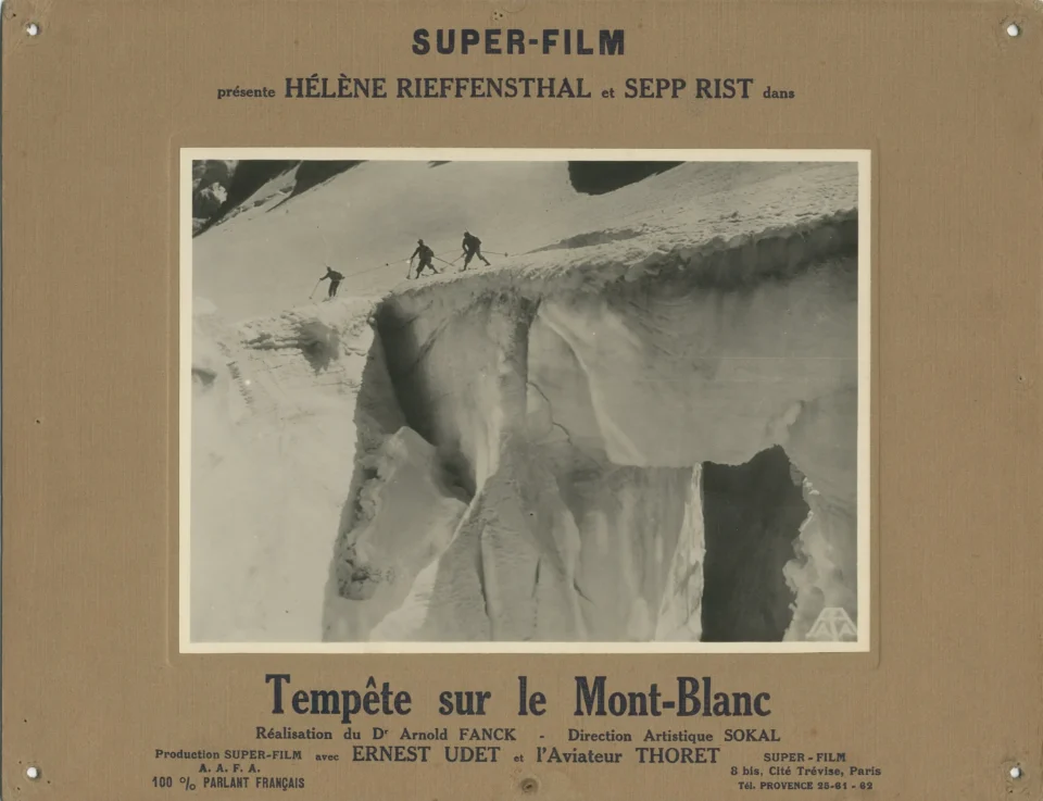 Film de Arnold Franck, 1930 - TEMPÊTE SUR LE MONT-BLANC (Stürme über dem Mont Blanc)