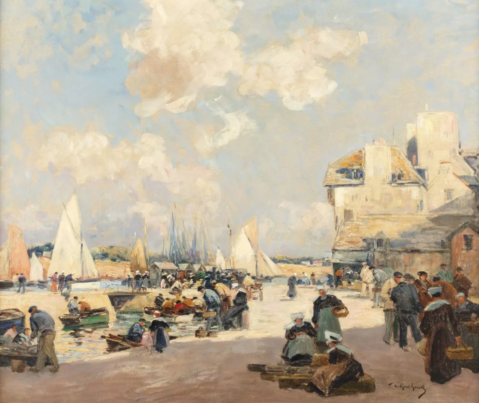 Le port - Fernand LEGOUT GERARD (Saint Lô 1856 - Paris 1924)