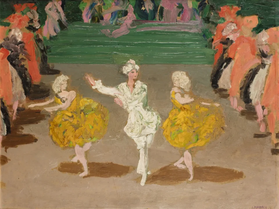 Le ballet - Jules Léon FLANDRIN  (Corenc 1871 - 1947)