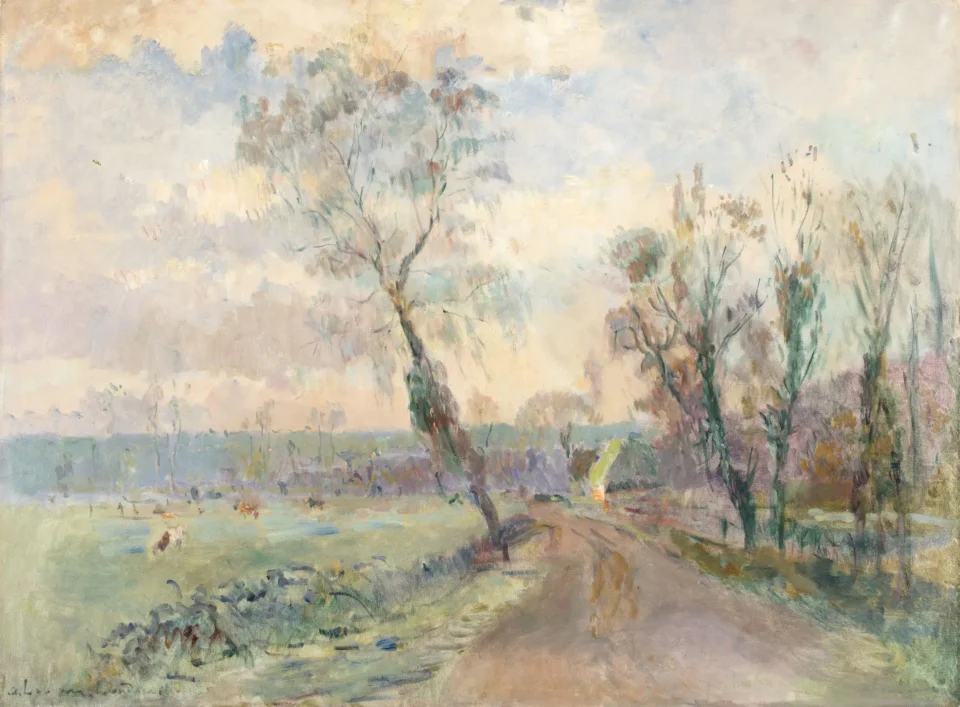 Les prairies de Hondouville, vers 1910 - Albert LEBOURG (Montfort-sur-Risle 1849 - Rouen 1928)