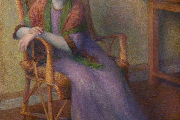 Portrait de sa femme, 1914 - Hippolyte PETITJEAN ( Mâcon 1854 - Paris 1929)