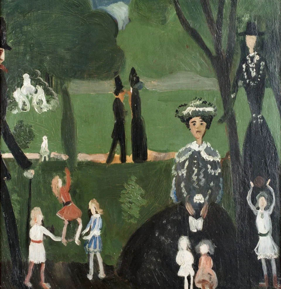 Scène de parc - André DERAIN (Chatou 1880 - Garches 1954)