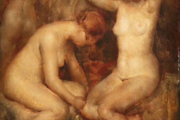 Deux femmes - Grigory GLUCKMANN (Vitebsk 1898 - Los Angeles 1973)