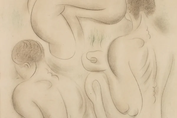 Trois nus, circa 1922 - André MASSON (Balagny sur Therain 1896 - Paris 1987)