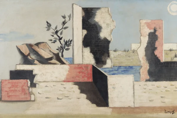 Les ruines brûlées, 1928 - Jean LURCAT (Bruyères 1892-Saint Paul de Vence 1966)